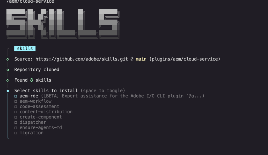 Agent Skills Install